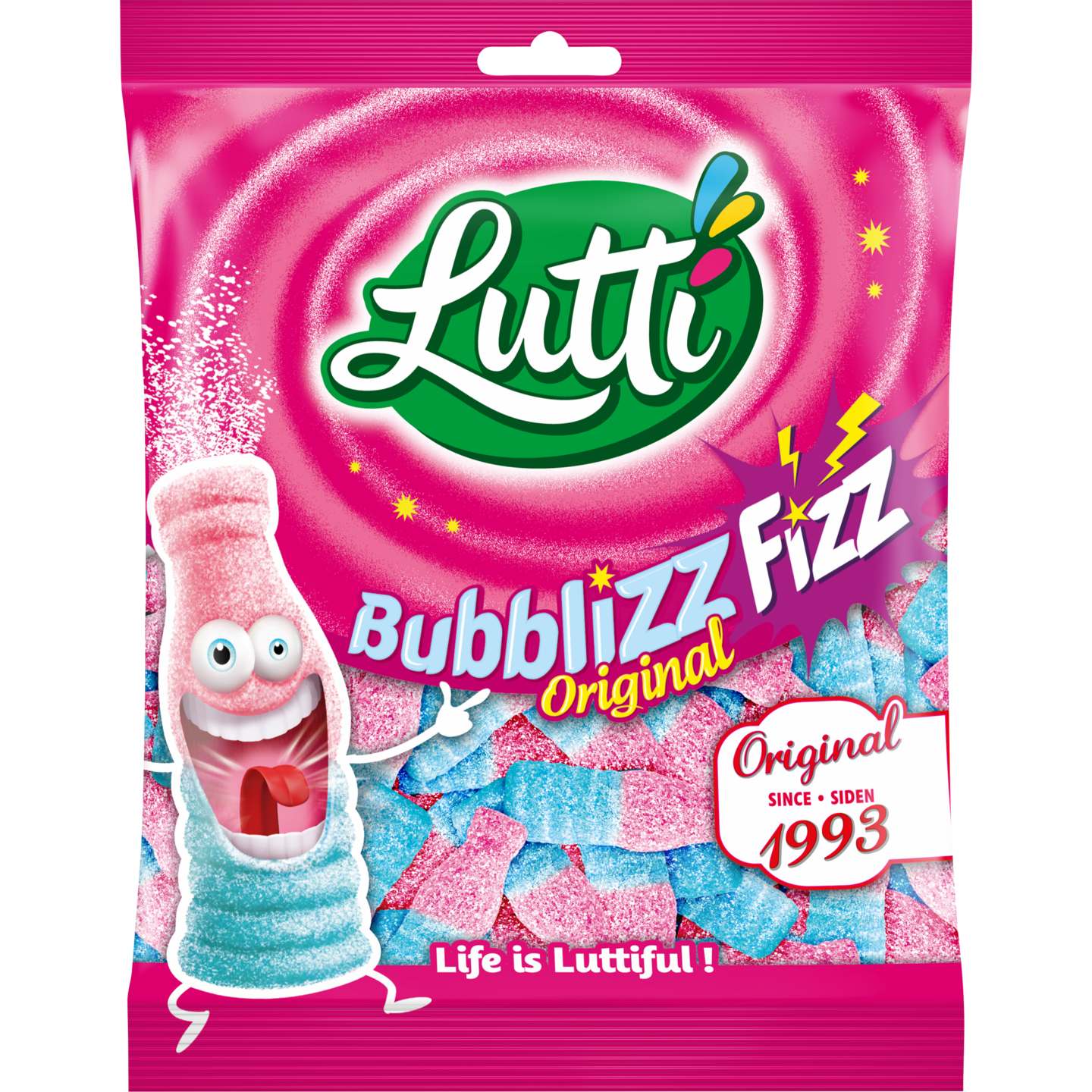 Lutti Bubblizz Original makeispussi 100g