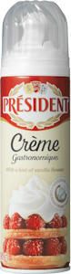 Président kermavaahto spray 250g sokeroitu