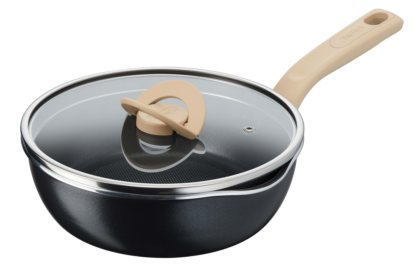 Tefal One Pick Pot Pan monitoimipannu 24 cm/2,6 l musta