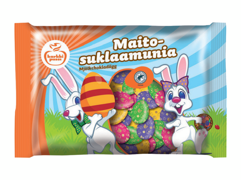 Karkkipussi maitosuklaamunapussi 380g PL