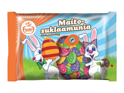 Karkkipussi maitosuklaamunapussi 380g