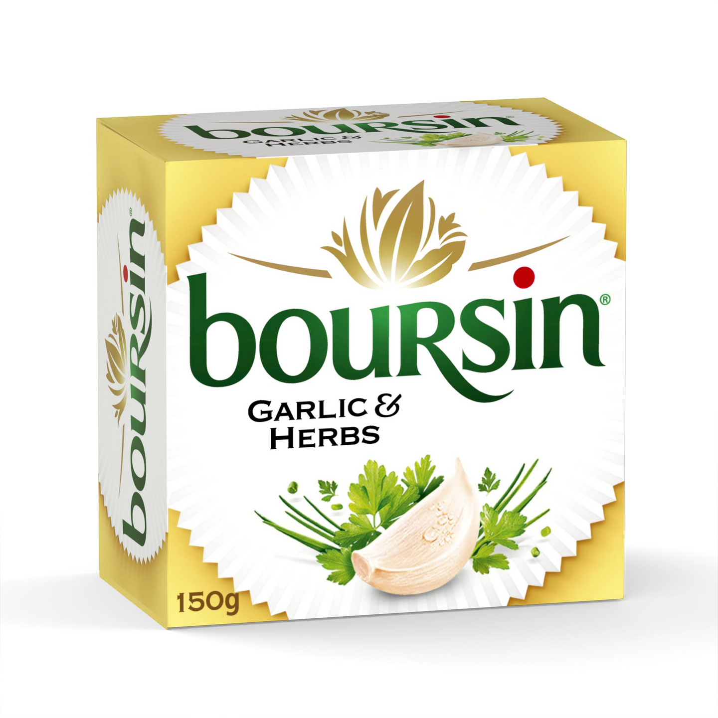 Boursin valkosipuli & yrtti tuorejuusto 150g