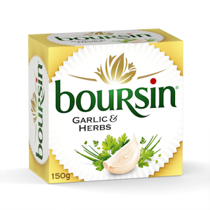 Boursin valkosipuli & yrtti tuorejuusto 150g