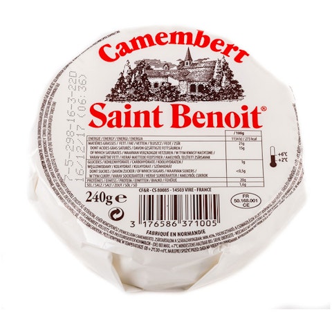 Saint Benoit Camembert 240g valkohomejuusto