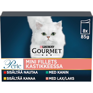 Gourmet Perle Mini Fillets kastikkeessa 8x85g kissanruoka