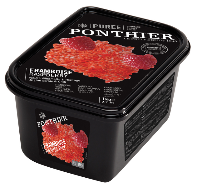 Ponthier Vadelmapyree 1kg pakaste