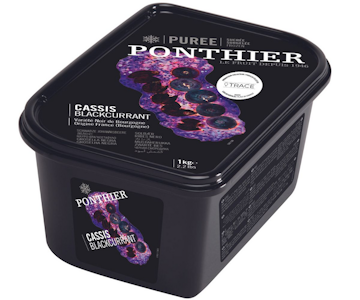 Ponthier Mustaherukkapyree 1kg pakaste