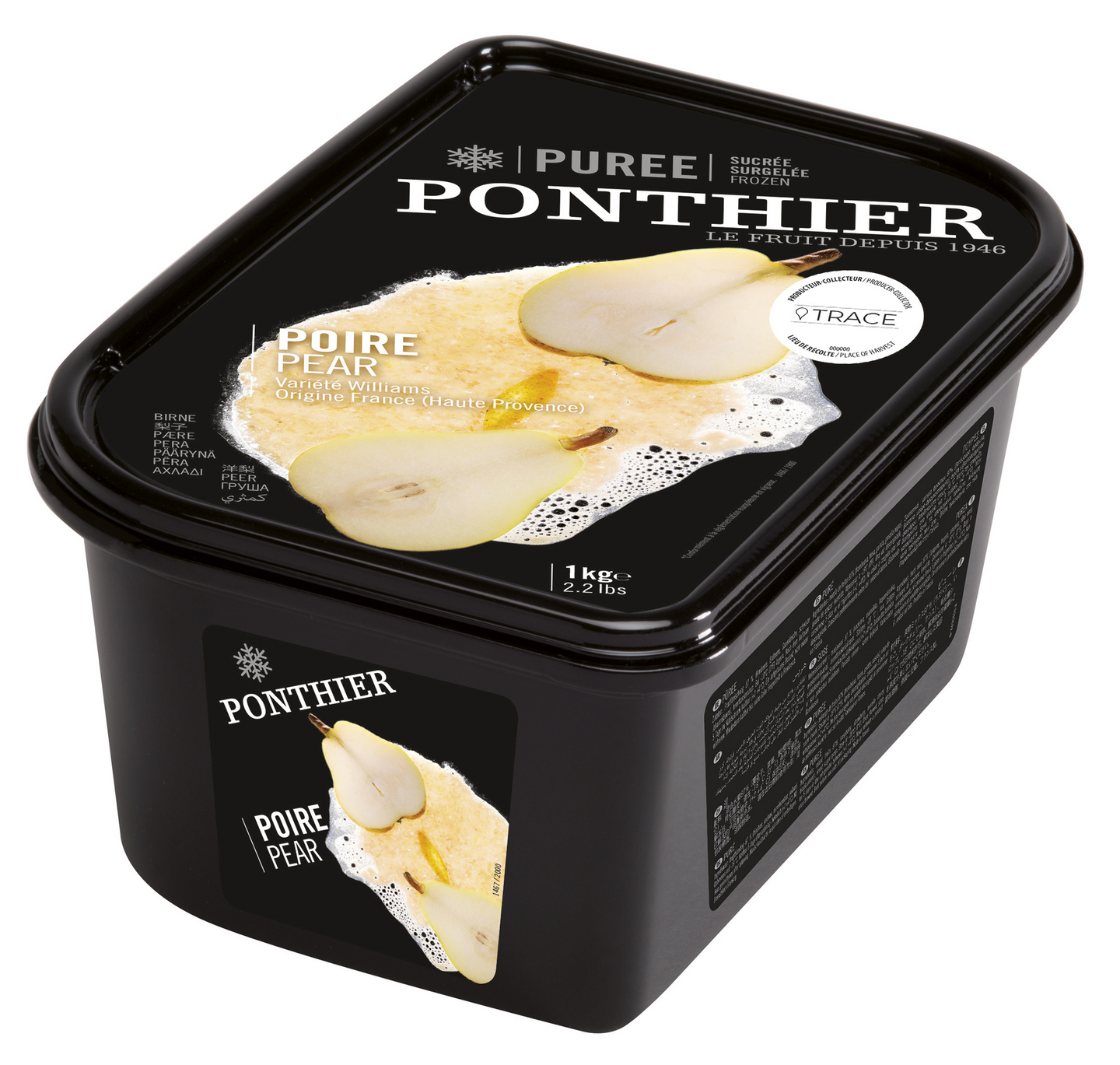 Ponthier päärynäpyree 1kg pakaste