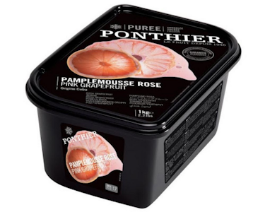 Ponthier Pink grapefruit puree 100% 1kg pakaste