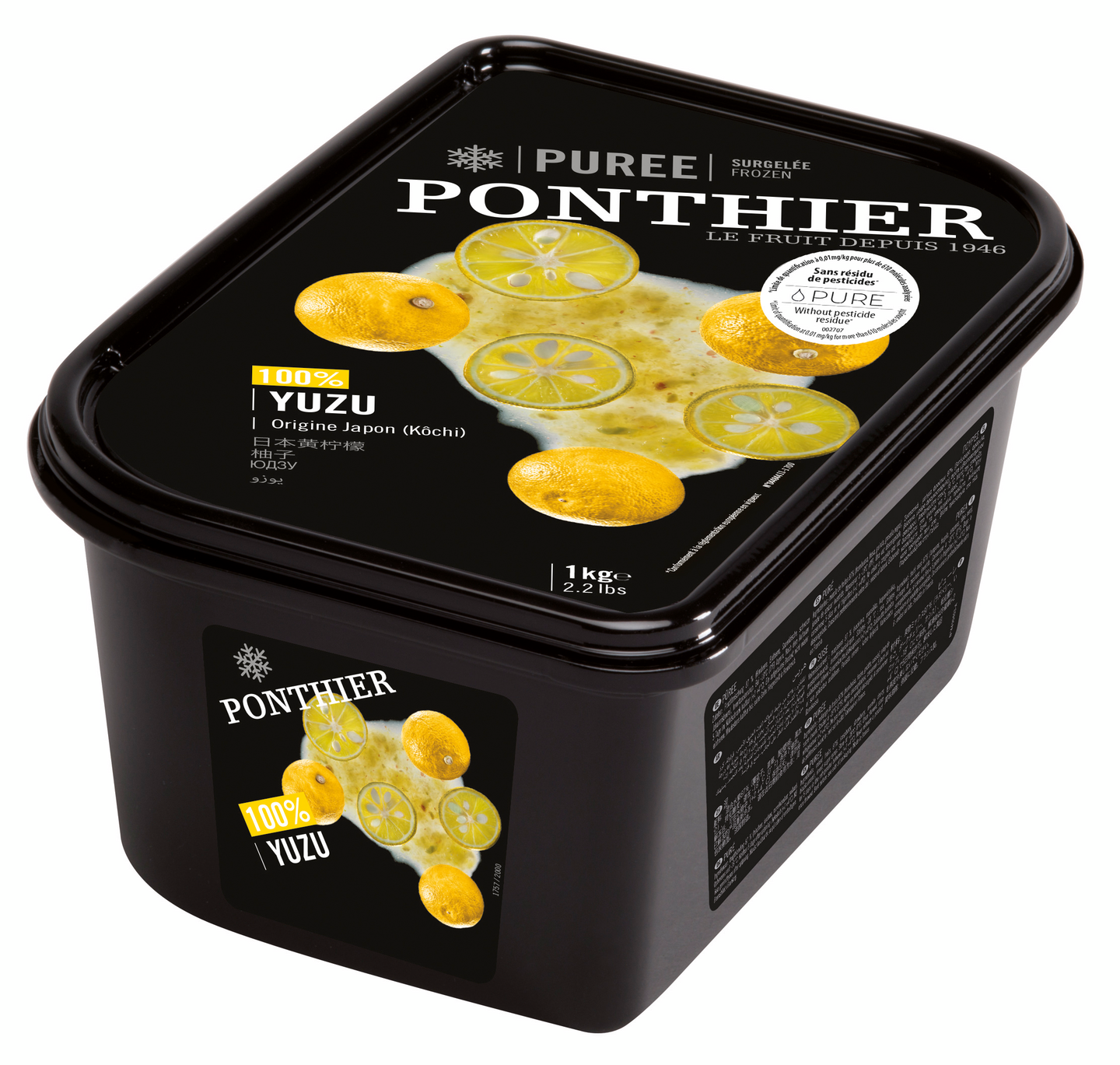 Ponthier yuzu pyree 1kg pakaste