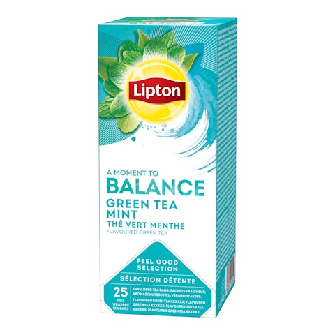 Lipton Green Tea Mint HoReCa vihreä tee maustettu mintulla ja aromilla 1,6gx25pss RFA