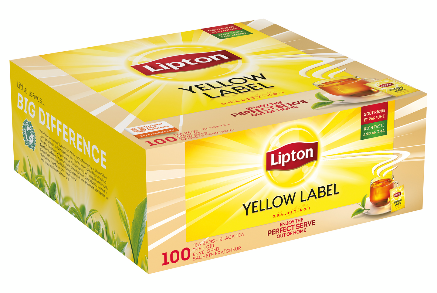 Lipton HoReCa tee Yellow Label 100pss RFA