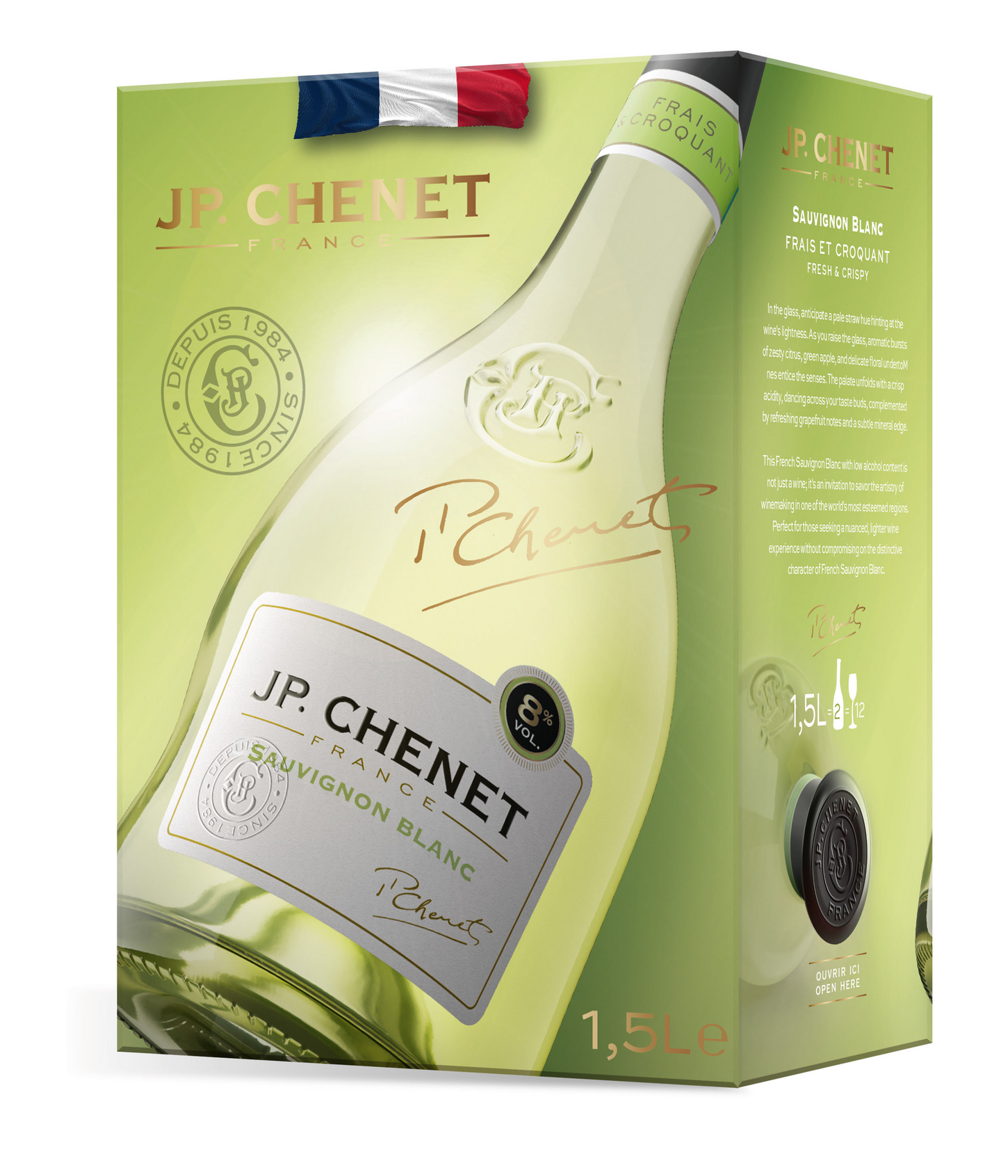 JP. Chenet Sauvignon Blanc 8% 1,5l