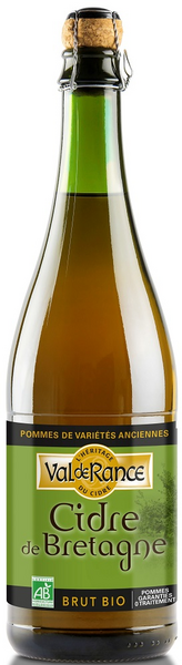 Val de Rance Cidre de Bretagne brut 0,75l 5,5% luomu