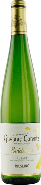 Gustave Lorentz Riesling Evidence Organic 75cl 13%