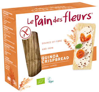 Le Pain des Fleurs quinoanäkkileipä 150g gluteeniton luomu