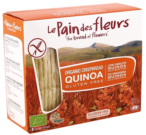 Le Pain des Fleurs quinoanäkkileipä 150g gluteeniton luomu