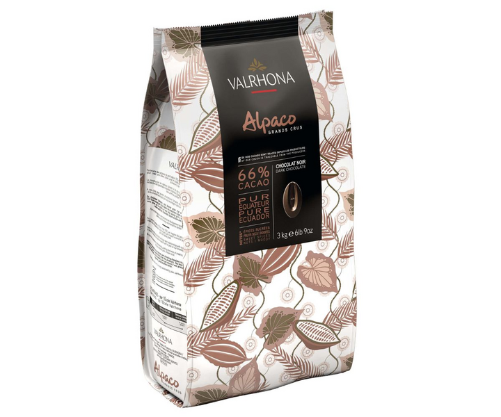 Valrhona Alpaco 66% tumma suklaa 3kg