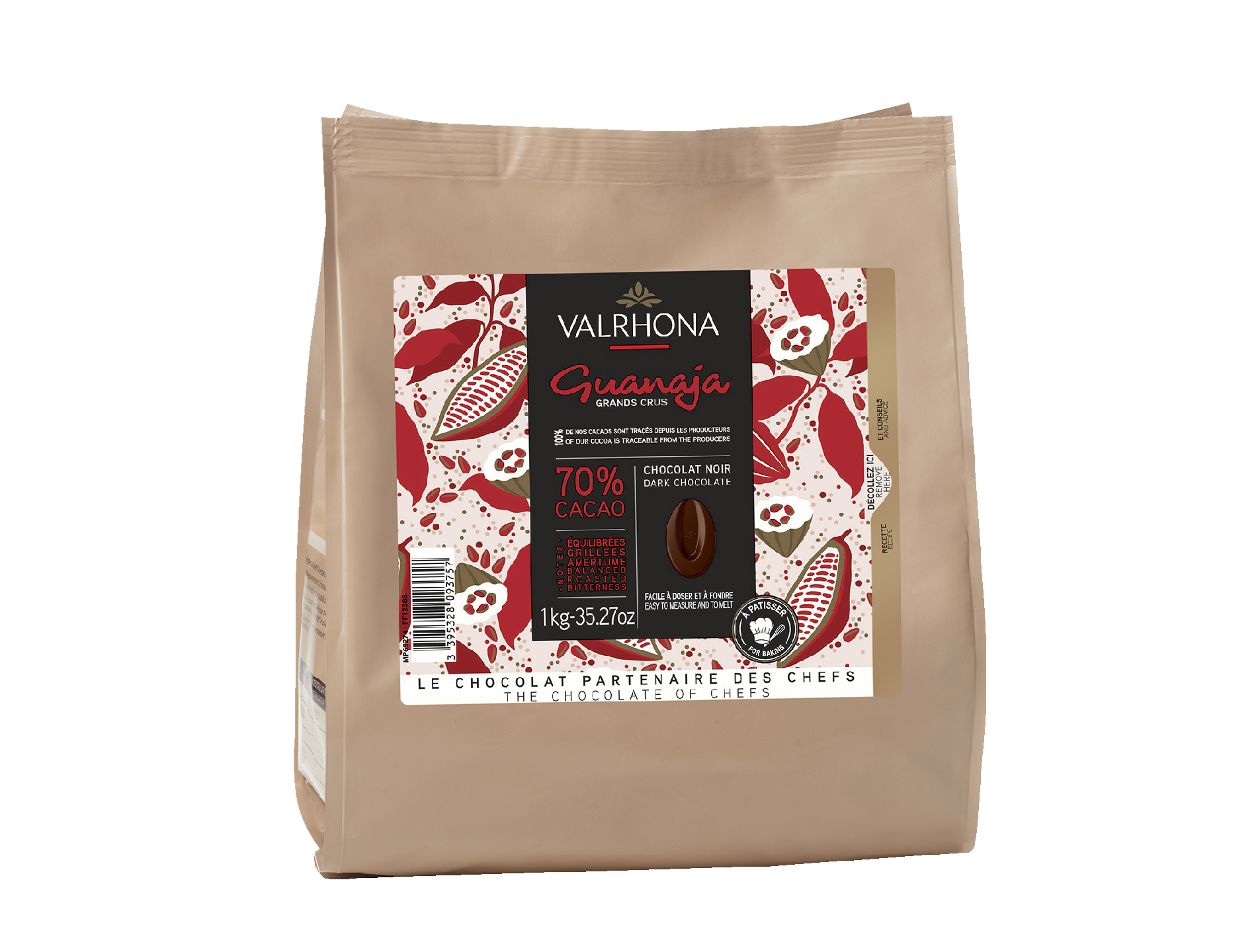 Valrhona Guanaja 70% tumma suklaa 1kg