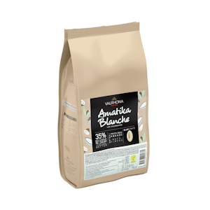 Valrhona Amatika Blanche 35% vegaaninen suklaa 3kg