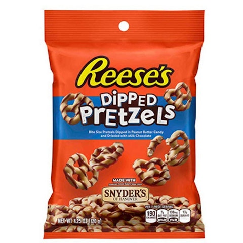 Reese's Dipped Pretzels 120g Pretzel´s suklaa kuorrutuksella