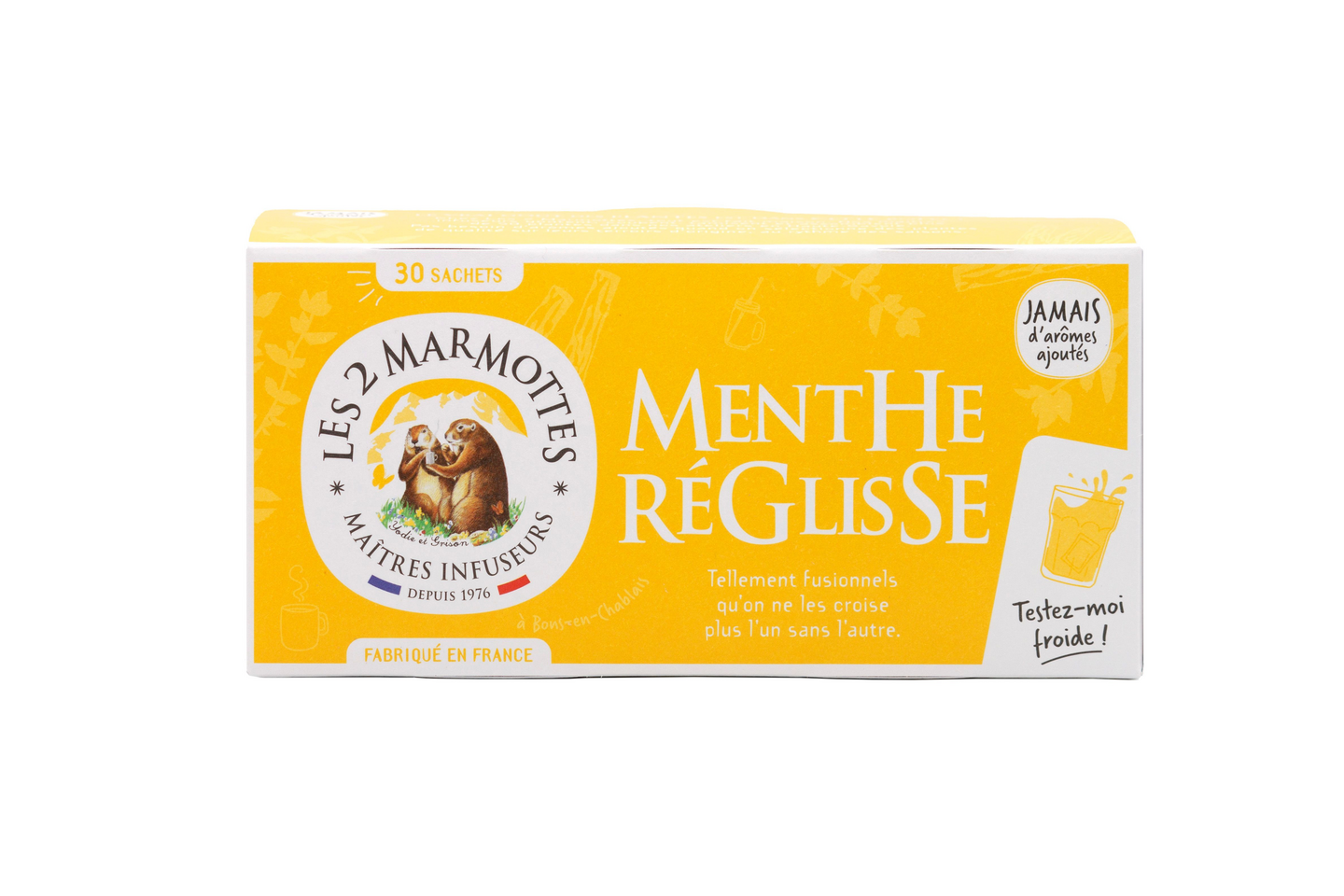 Les 2 Marmottes Menthe Reglisse - Minttu Lakritsi 30 pss