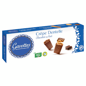 Gavottes Crêpe Dentelle maitosuklaakeksi 90g RFA