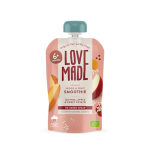 Lovemade Luomu smoothie kvinoa, omena & bataatti 100g 6kk