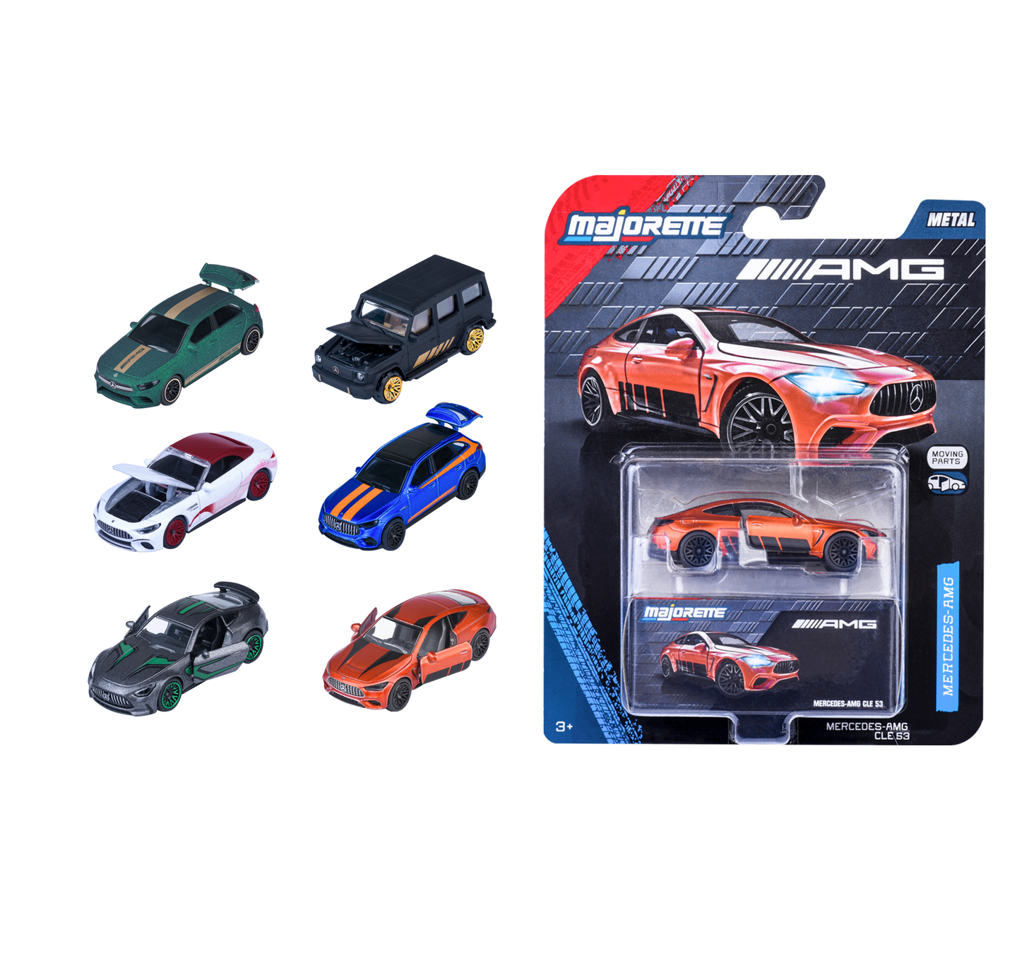 Mercedes-AMG Deluxe auto, die-cast, laj