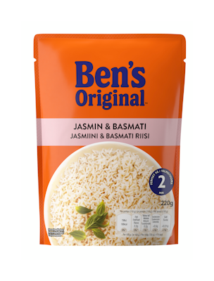 Ben's Original Jasmiini-Basmati Valmisriisi 220g
