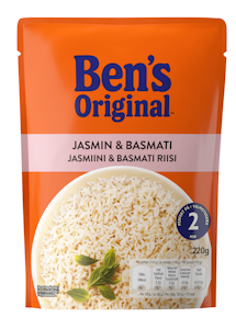 Ben's Original Jasmiini-Basmati Valmisriisi 220g