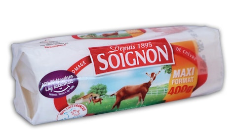Soignon Sainte Maure 400g vuohenmaitojuusto 400 g kypsyttämätön