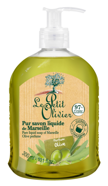 Le Petit Olivier nestesaippua 300ml Liquid soap of Marseille Olive