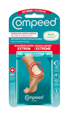 Compeed Extreme rakkolaastari medium 5kpl