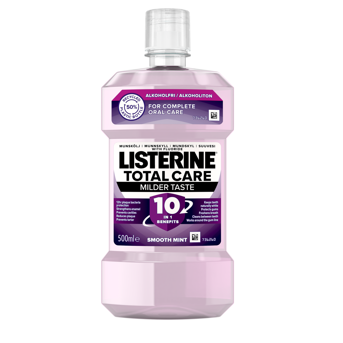 Listerine Total Care Milder Taste suuvesi 500ml