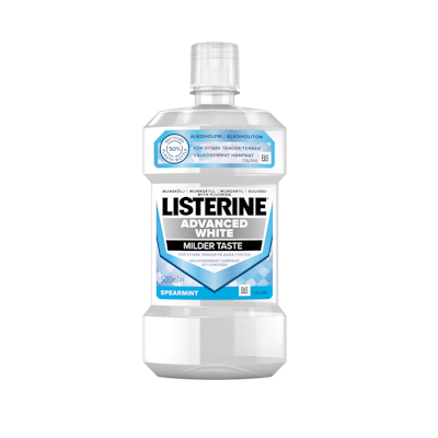 Listerine Advanced White Milder Taste suuvesi 500ml