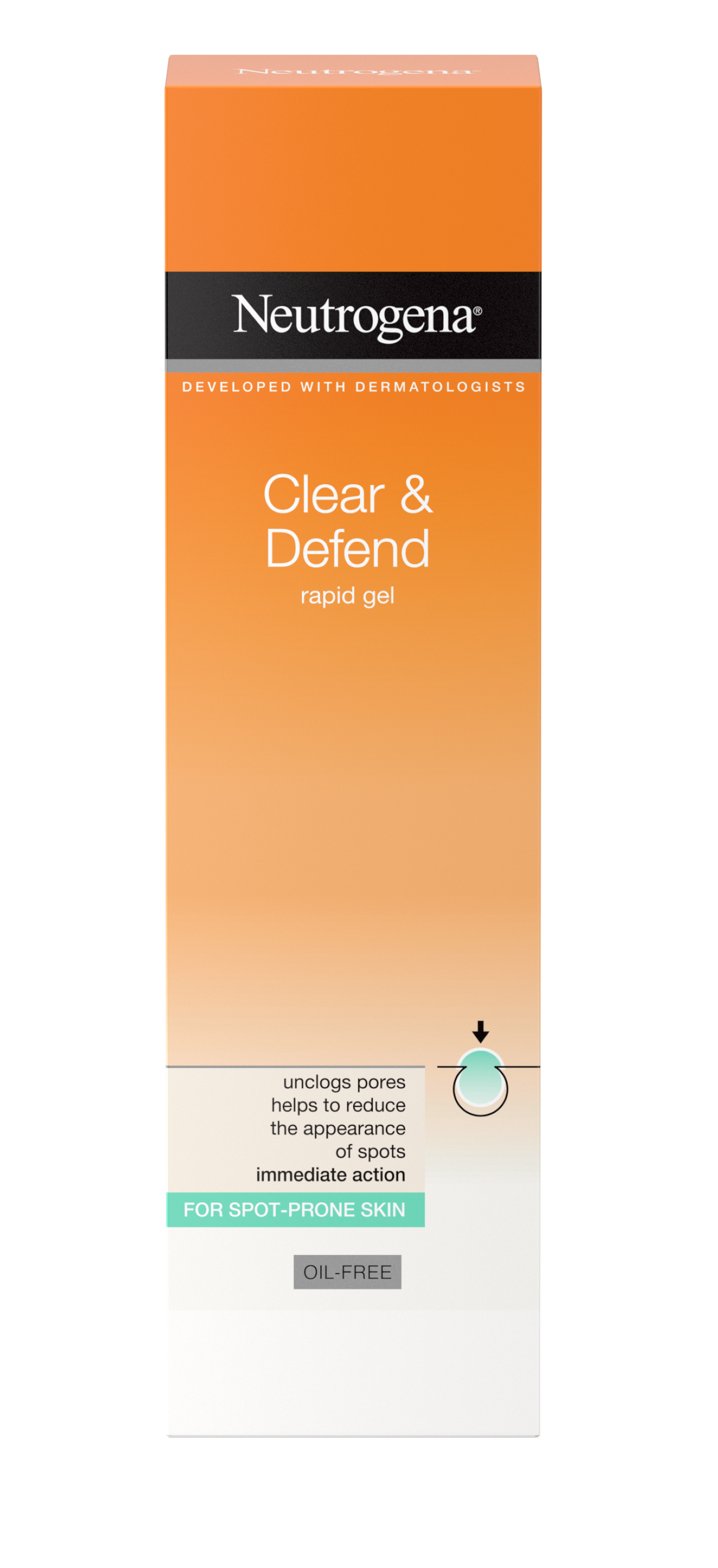 Neutrogena täsmähoitogeeli 15ml Clear & Defend