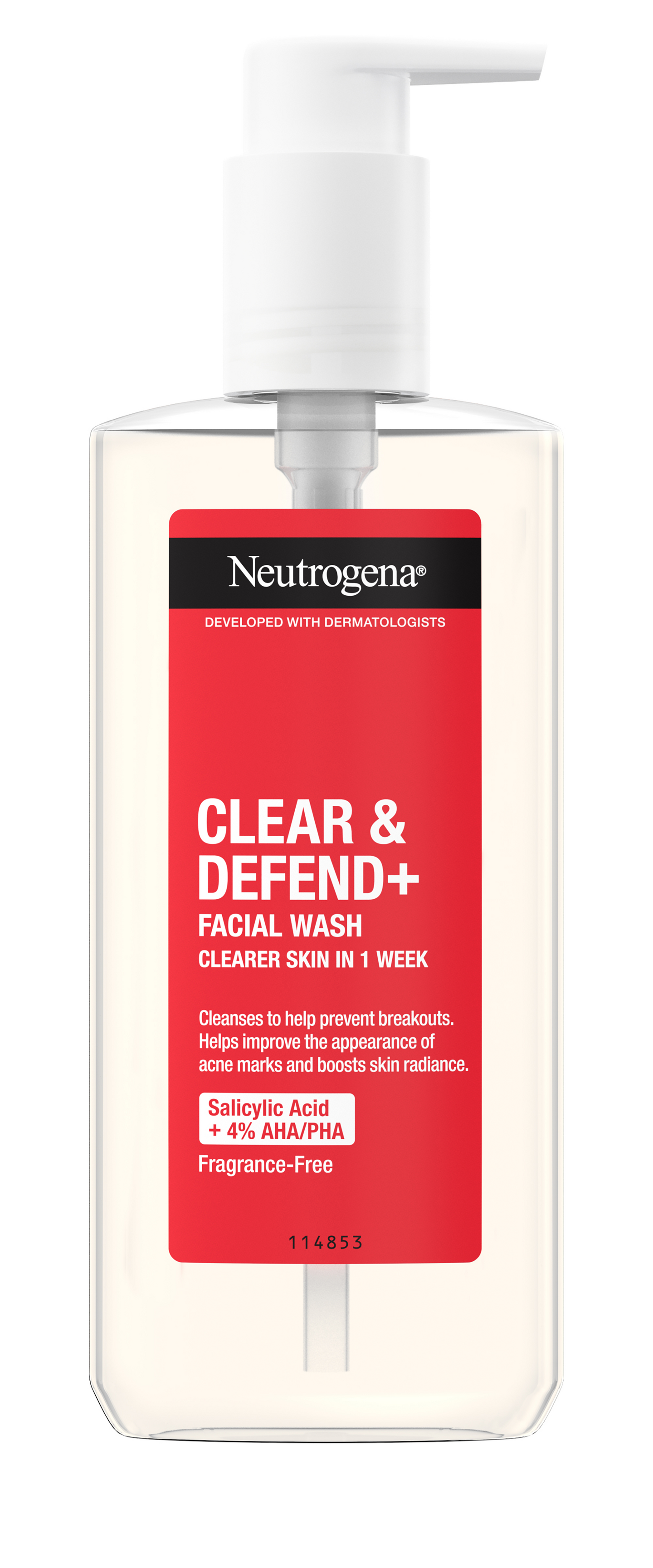 Neutrogena pesuneste 200 ml Clear & Defend+ Facial Wash