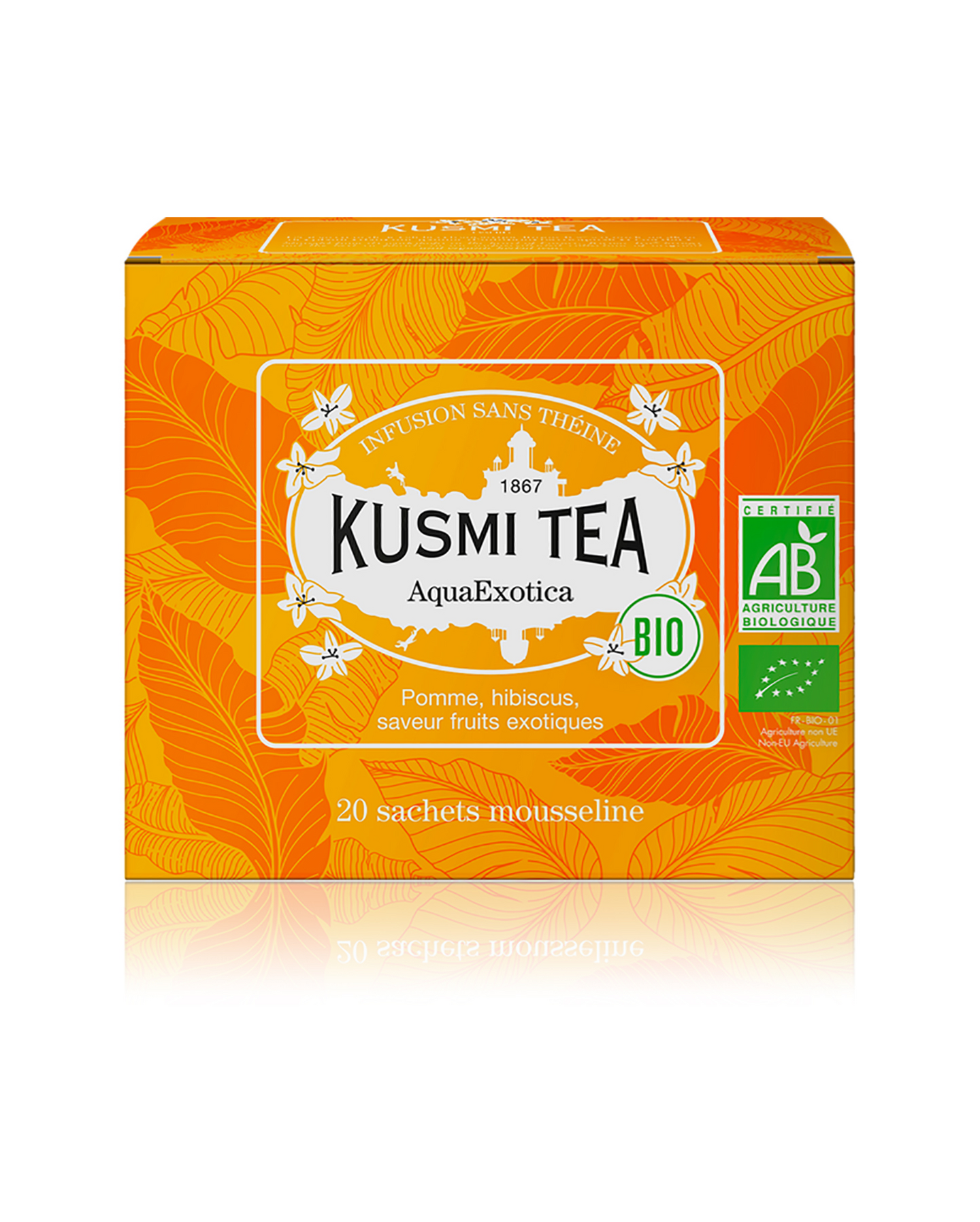Kusmi Aqua Exotica Luomu Tee 20 Pussia 40g KRuoka Verkkokauppa