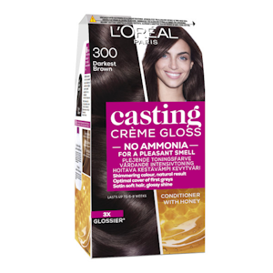 L'Oréal Paris Casting Crème Gloss 300 Darkest Brown Tummanruskea kevytväri