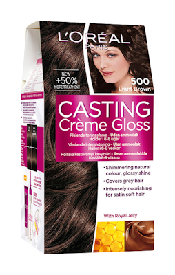 L'Oréal Paris Casting Creme Gloss 500 Light Brown Vaaleanruskea Kevytväri