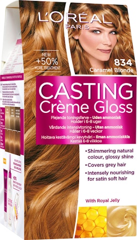 L'Oréal Paris Casting Crème Gloss 834 Caramel Blonde Luonnonvaalea Kupari Kulta