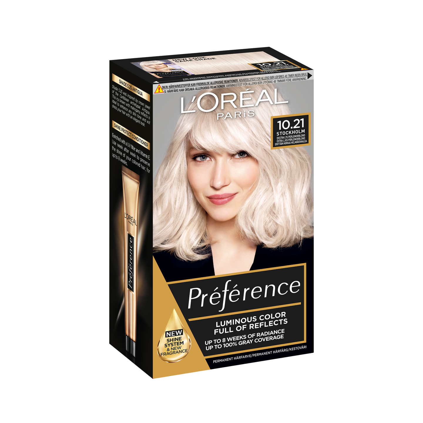 Préférence kestoväri 10.21 Stockholm Extra Light Pearl Blonde Erittäin kirkas helmiäisvaalea