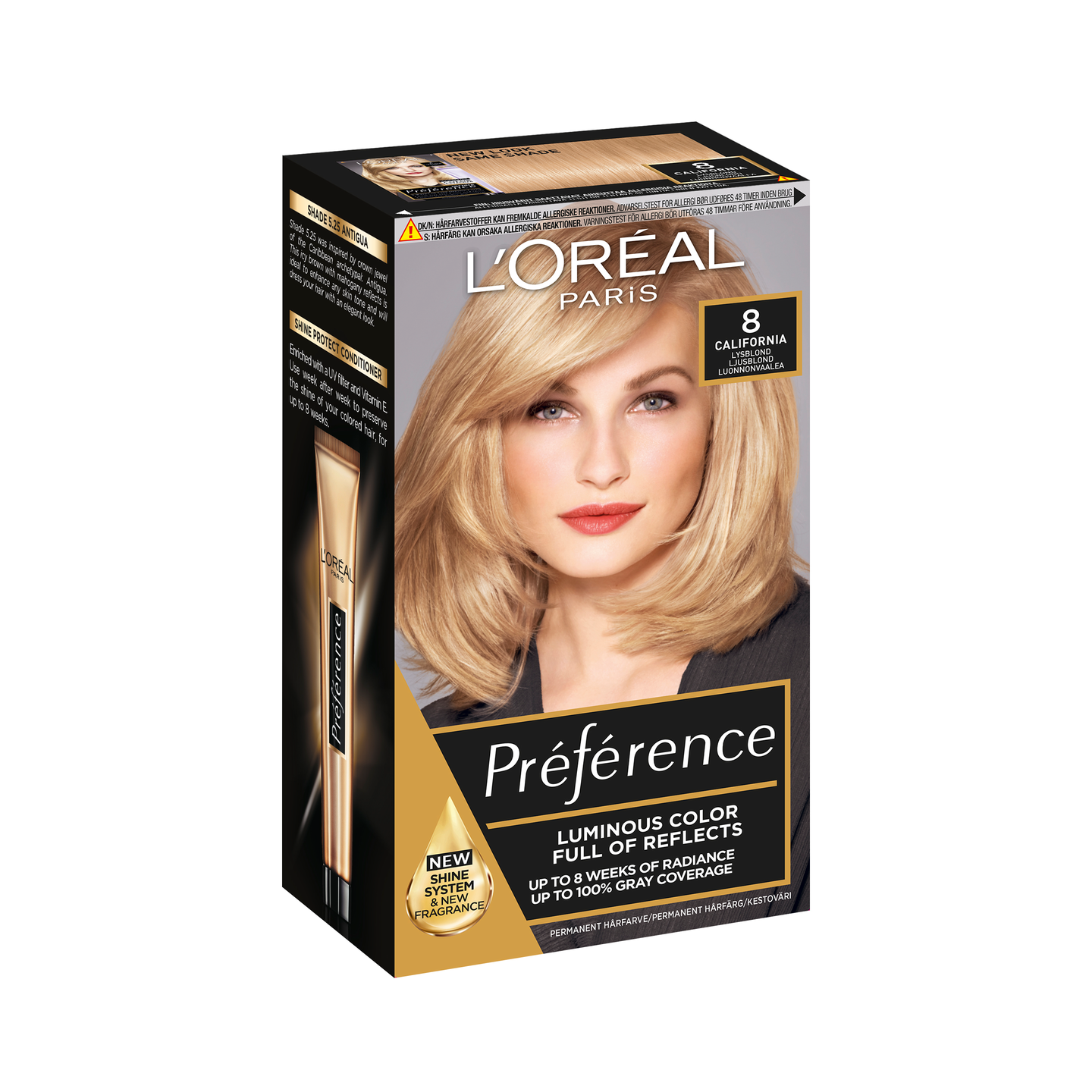 L'Oréal Paris Préférence kestoväri 8 California Light Blonde Luonnonvaalea