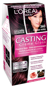 L'Oréal Paris Casting Crème Gloss 360 Black Cherry Tumma Mahonginruskea kevytväri