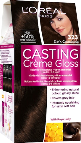 L'Oréal Paris Casting Crème Gloss 323 Dark Chocolate tummanruskea