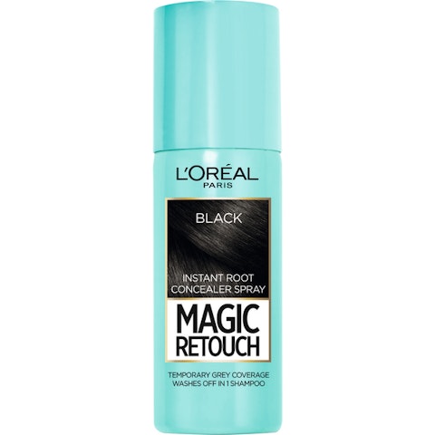L'Oréal Paris Magic Retouch 75ml Black Suihkutettava Tyvisävyte