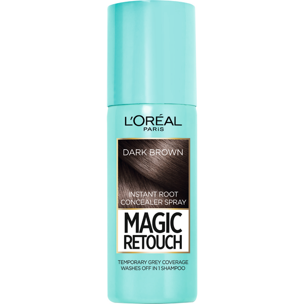 L'Oréal Paris Magic Retouch 75ml Dark Brown Suihkutettava Tyvisävyte