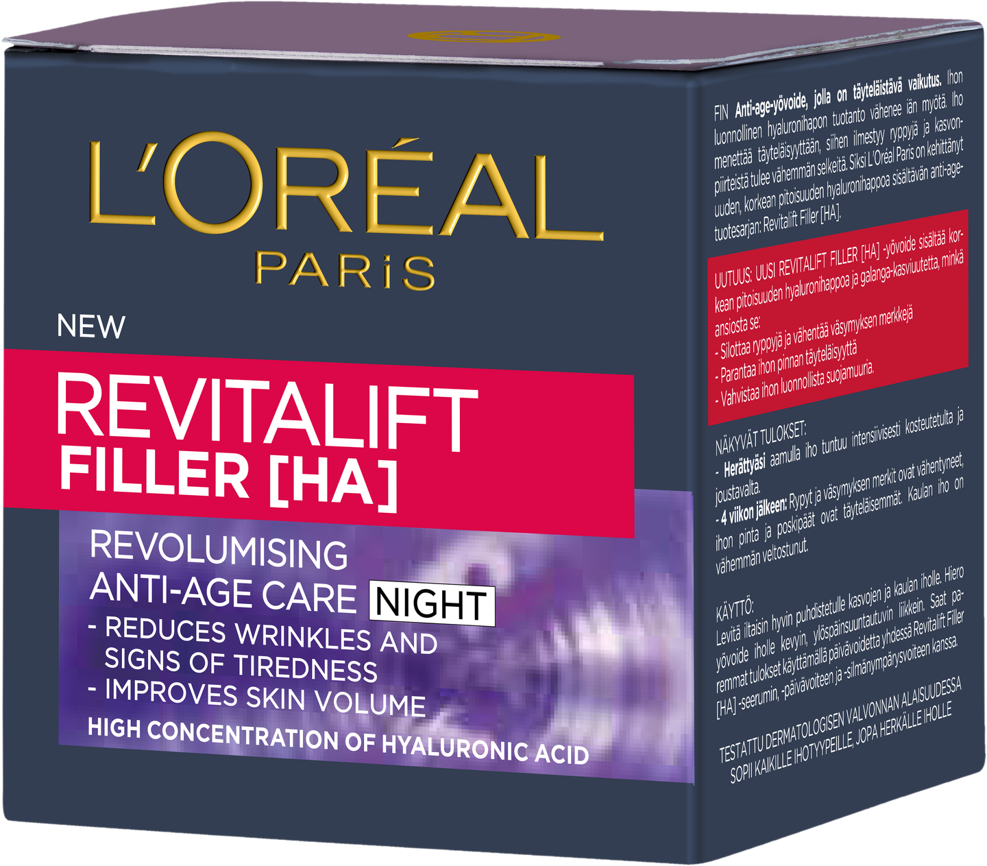 L'Oréal Paris 50ml Revitalift Filler anti-age yövoide