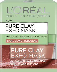 L'Oréal Paris Pure Clay Exfo Mask kuoriva kasvonaamio 50ml